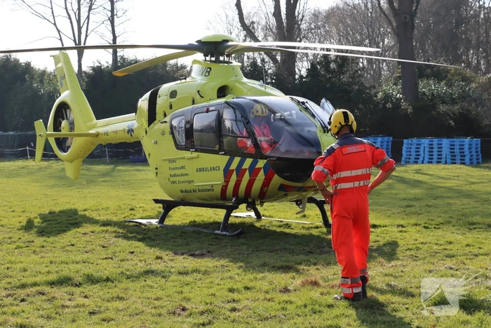 Persoon ernstig gewond na ongeluk