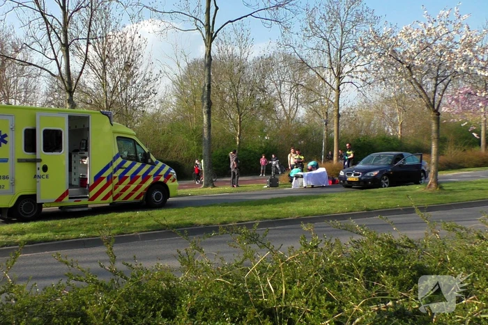 Fietser gewond bij aanrijding met auto