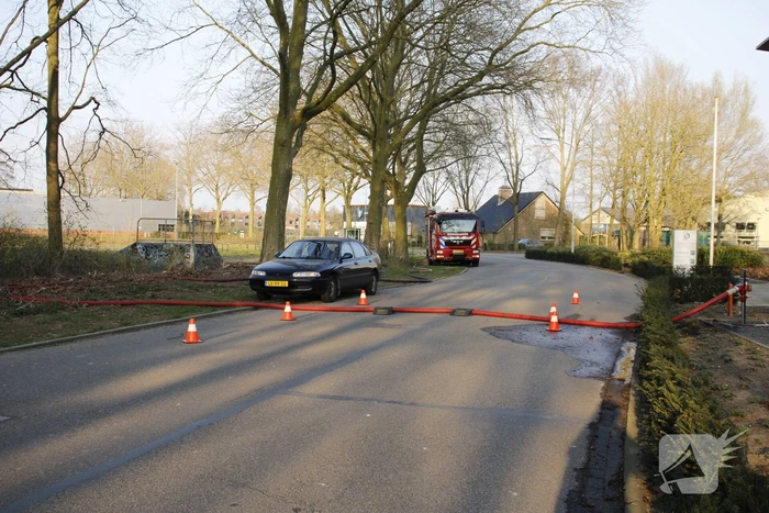 Flinke rookontwikkeling vanwege brand in grashoop