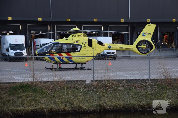Traumahelikopter landt voor incident op DPD terrein
