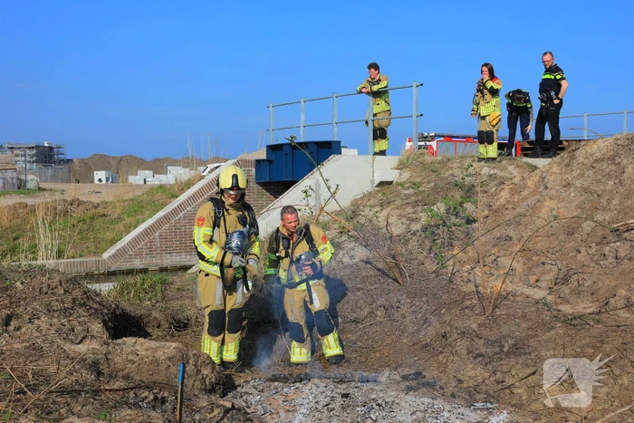Opnieuw brandgesticht op bouwterrein de Laakse Velden