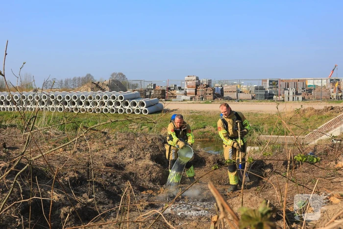 Opnieuw brandgesticht op bouwterrein de Laakse Velden