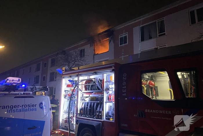Gewonde bij uitslaande brand in flat