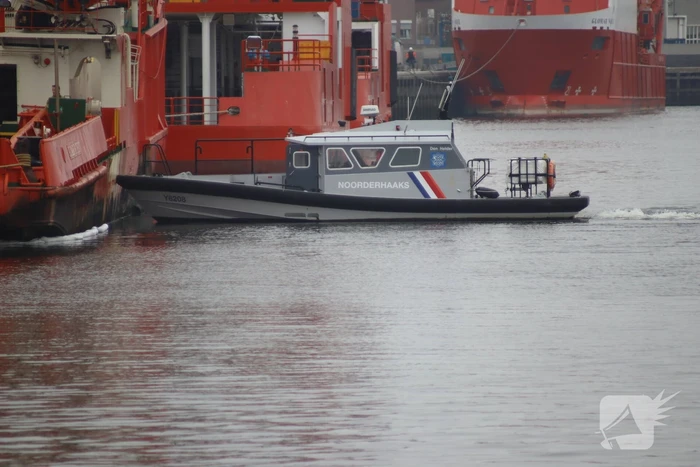 Brandstoflekkage van Offshore Supply Ship