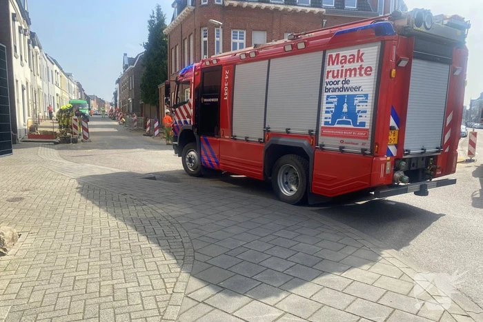 Gaslekkage ontstaan tijdens werkzaamheden