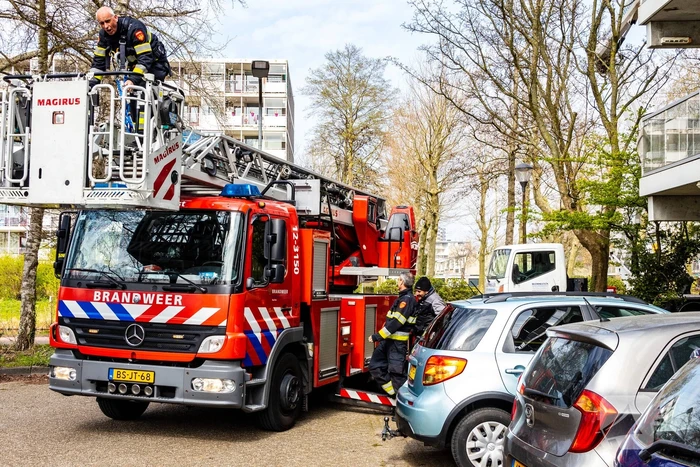 Man komt vast te zitten in hoogwerker