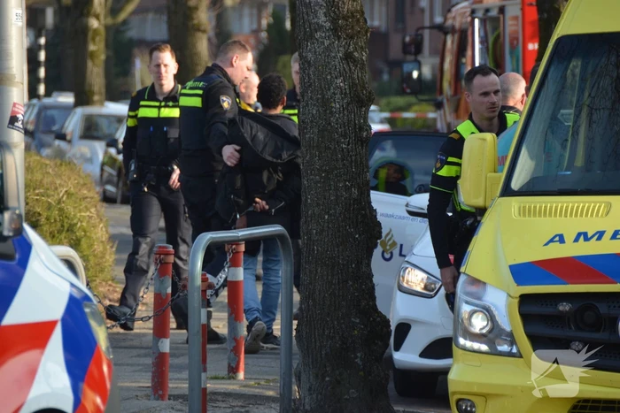 Politie ramt auto na achtervolging