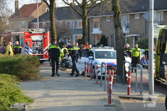 Politie ramt auto na achtervolging