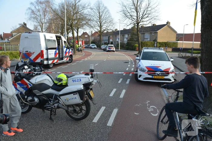 Politie ramt auto na achtervolging