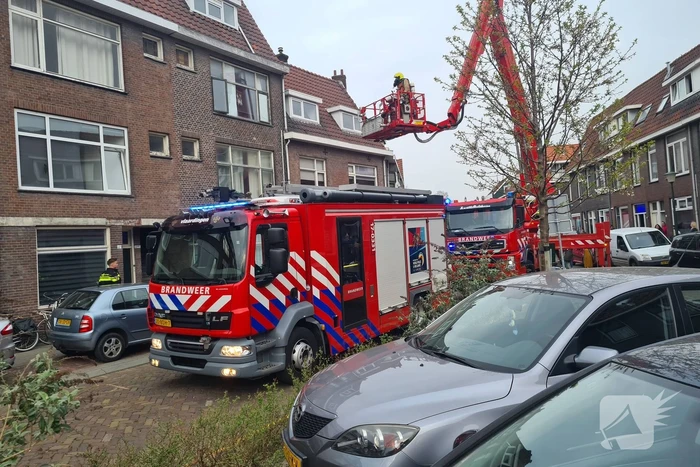 Rookontwikkeling in woning vanwege brand