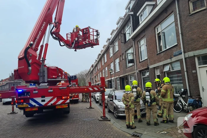 Rookontwikkeling in woning vanwege brand
