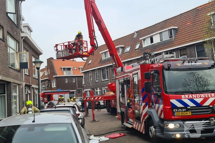Rookontwikkeling in woning vanwege brand