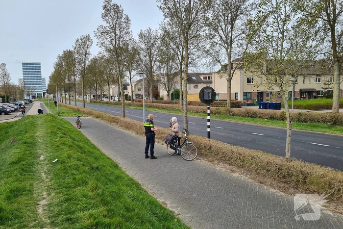 Scooter aangetroffen op fietspad na ongeval