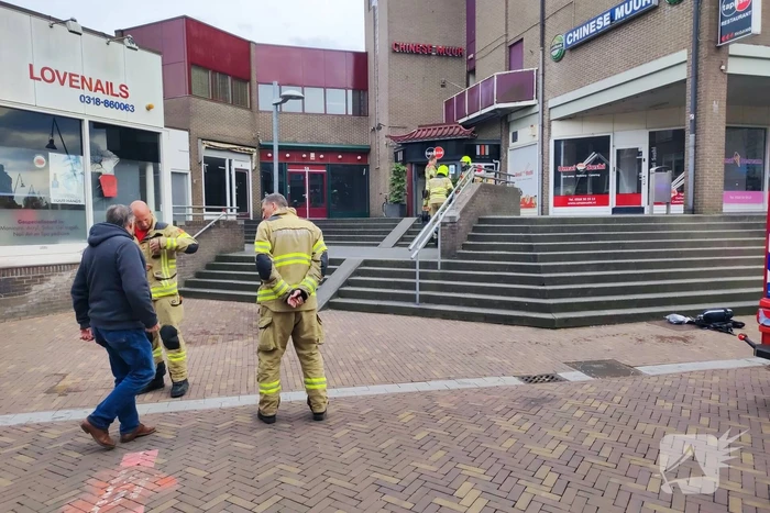 Chinees restaurant geventileerd na brand in steeg
