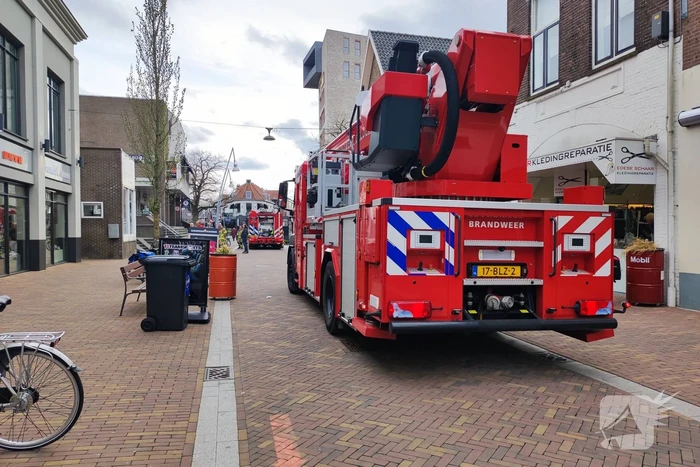 Chinees restaurant geventileerd na brand in steeg