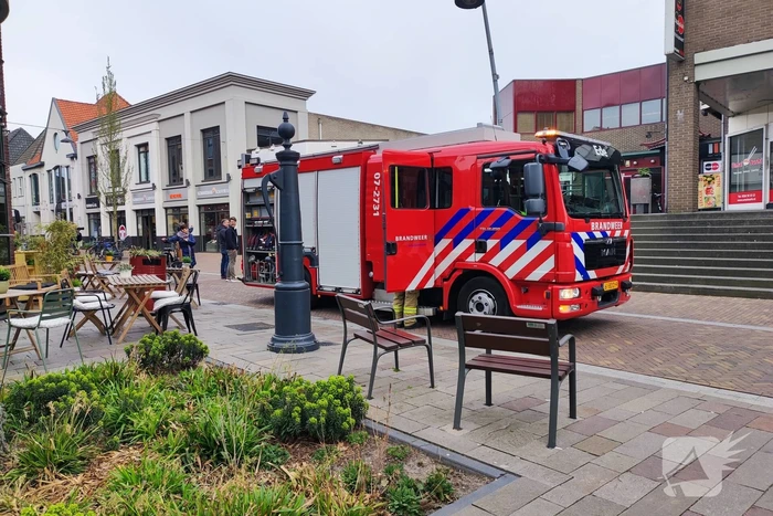 Chinees restaurant geventileerd na brand in steeg