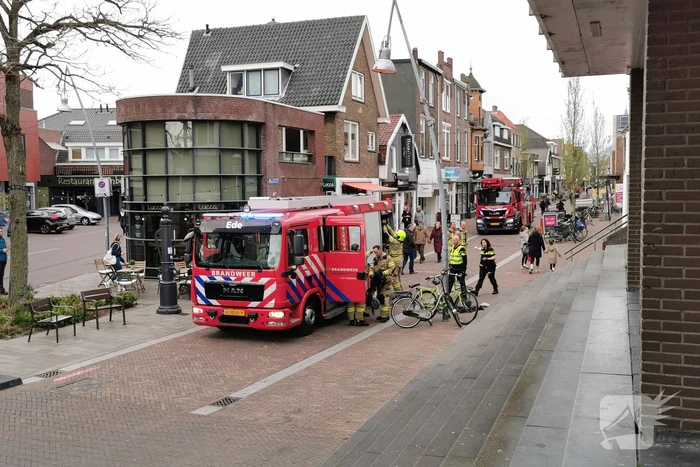 Chinees restaurant geventileerd na brand in steeg