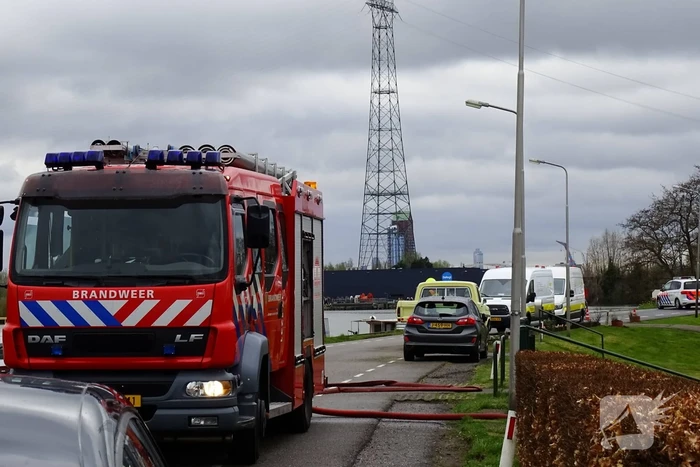 Weg afgesloten vanwege gaslekkage
