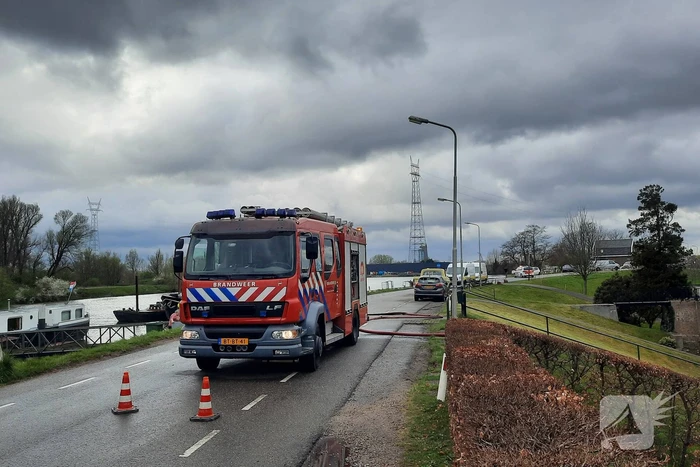 Weg afgesloten vanwege gaslekkage