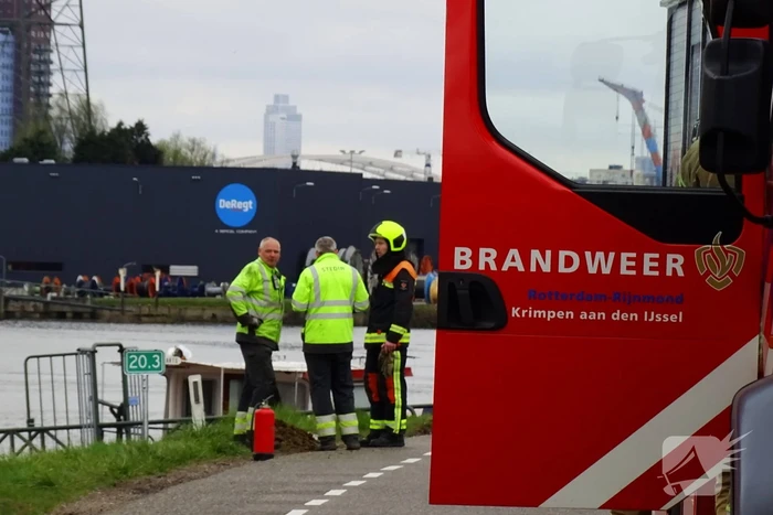 Weg afgesloten vanwege gaslekkage