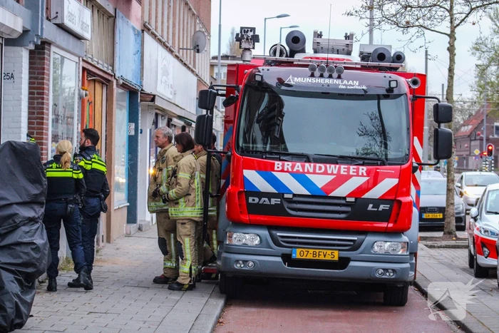 Veel water zorgt voor overlast in kapperszaak