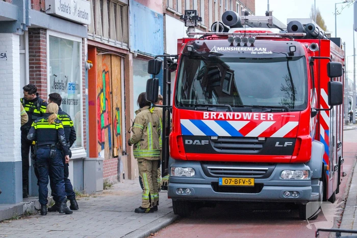 Veel water zorgt voor overlast in kapperszaak