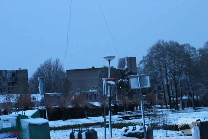Hoogspanningskabel veroorzaak harde knal