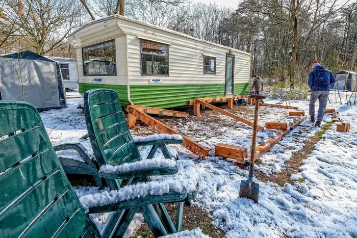 Voorjaarsschoonmaak in de sneeuw
