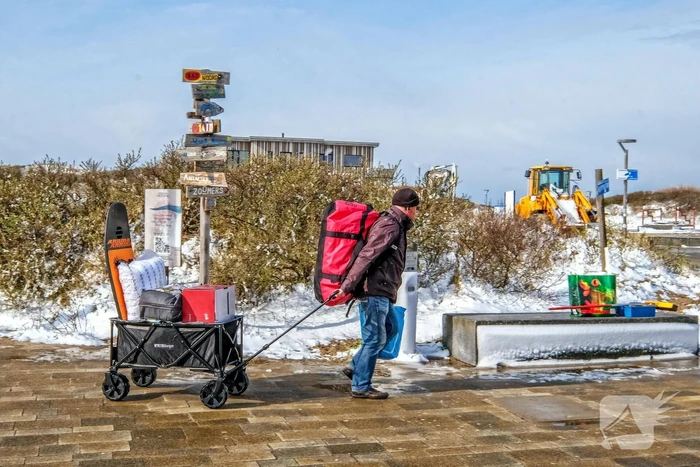 Voorjaarsschoonmaak in de sneeuw