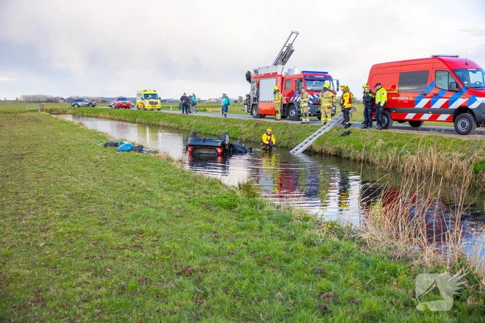 Auto gevonden in sloot