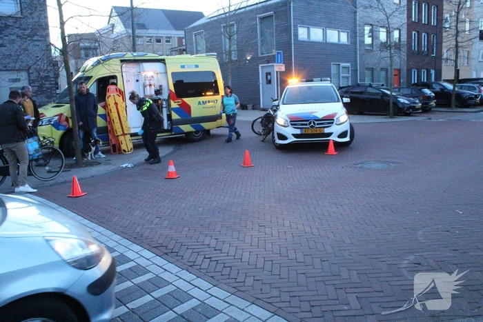 Fietser gewond bij aanrijding met auto