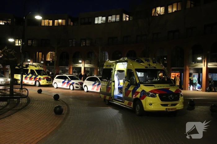 Traumahelikopter ingezet voor gewond persoon op straat