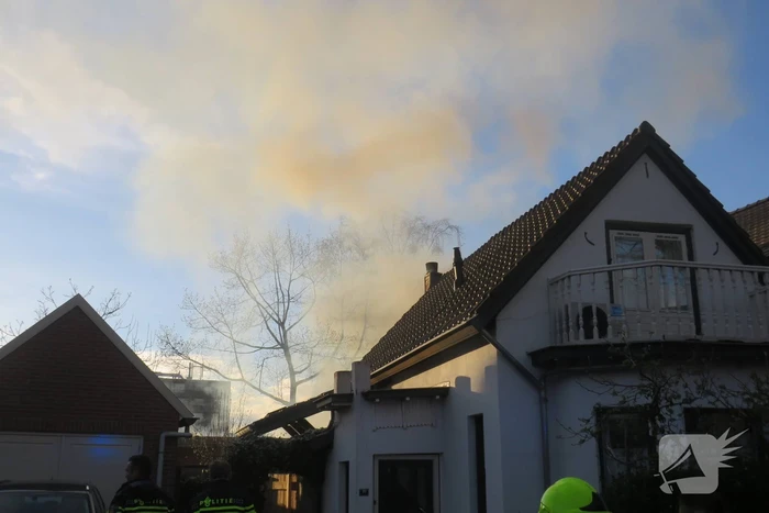 Schuur verwoest vanwege brand