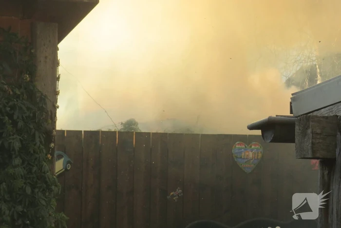 Schuur verwoest vanwege brand