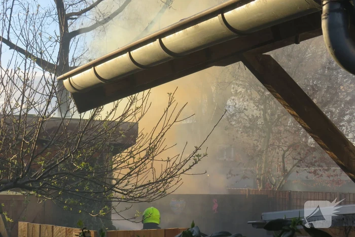 Schuur verwoest vanwege brand
