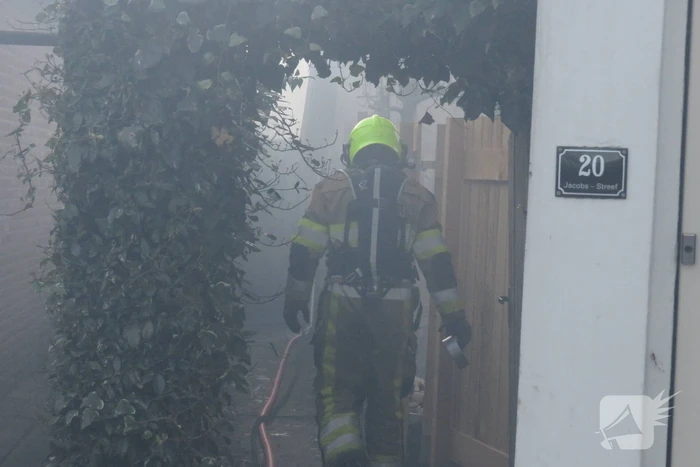 Schuur verwoest vanwege brand