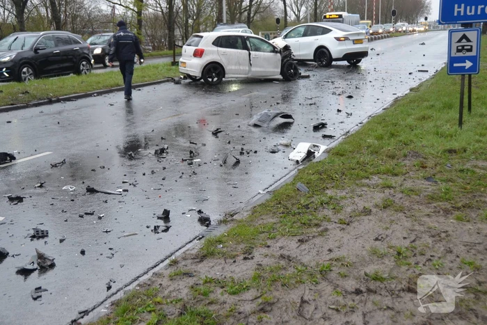 Flinke ravage na aanrijding