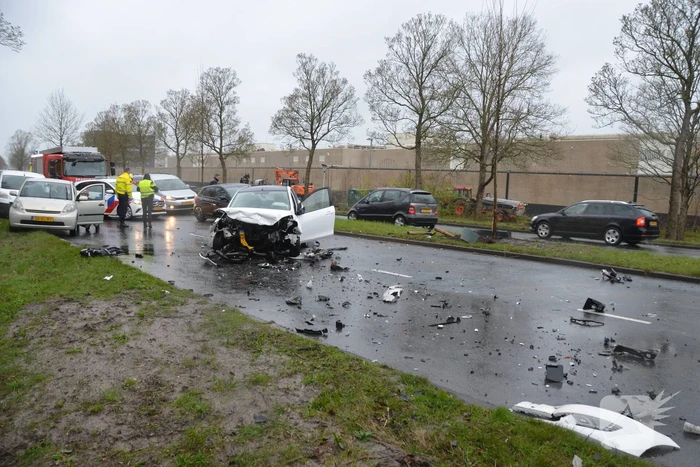 Flinke ravage na aanrijding