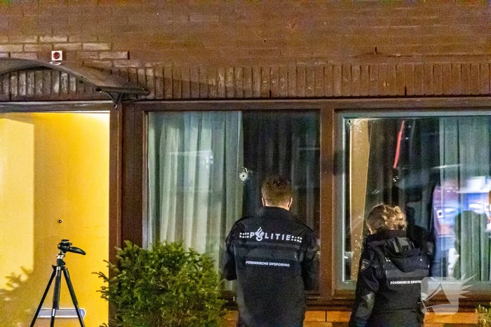 Woning meerdere keren beschoten