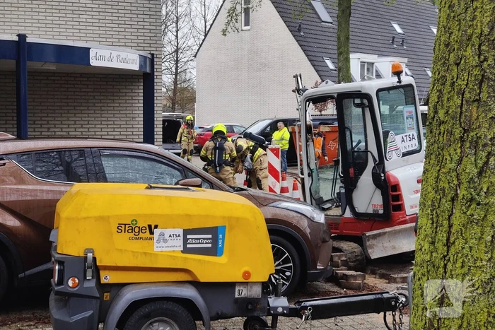 Gaslekkage bij aanleg van glasvezelkabel