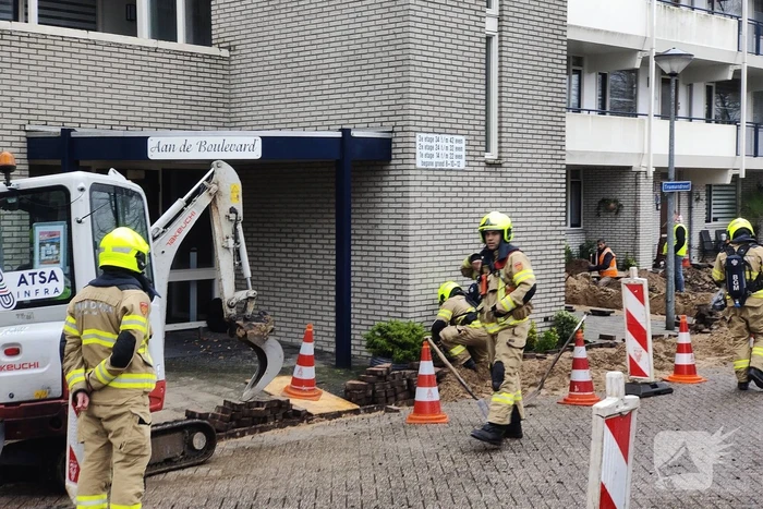 Gaslekkage bij aanleg van glasvezelkabel