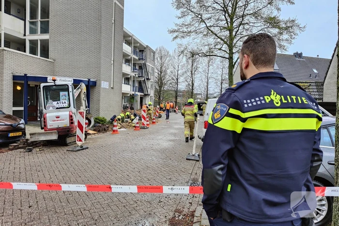 Gaslekkage bij aanleg van glasvezelkabel