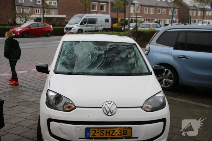 Fietser geschept door automobilist