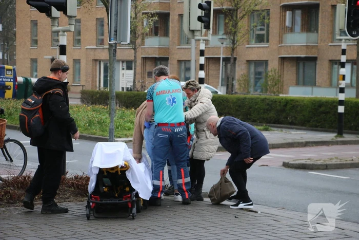 Fietser geschept door automobilist
