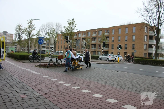 Fietser geschept door automobilist