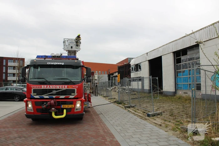 Opnieuw brand in afgebrand pand