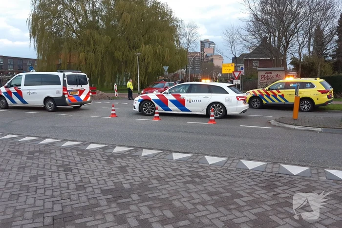 Fietser gewond bij botsing met auto