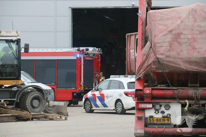 Brand Ten Brinke Recycling door medewerkers geblust