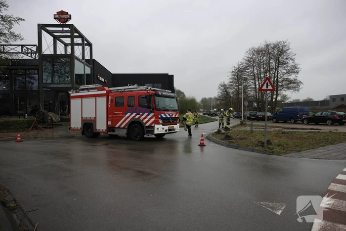 Gaslekkage ontstaan bij werkzaamheden