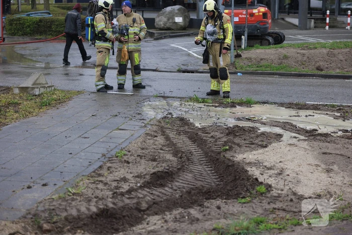 Gaslekkage ontstaan bij werkzaamheden